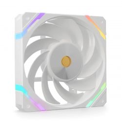 Valkyrie X12R ARGB 120mm PC Case Fan, Reverse Airflow, White
