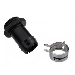 Koolance Barb Fitting for ID 10mm (3/8in), Black