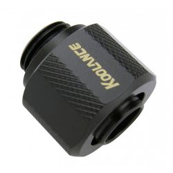 Koolance Compression Fitting for 10mm x 13mm (3/8in x 1/2in), Black